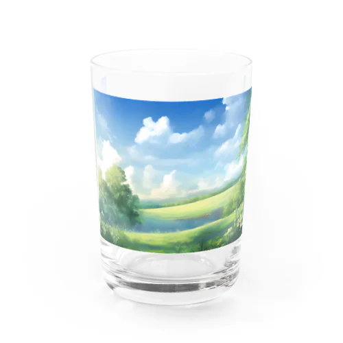 Invigorating Sky Water Glass