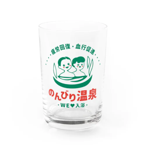 のんびり温泉 Water Glass