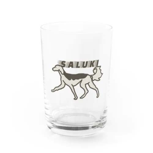 ぽつねん犬（サルーキ） Water Glass