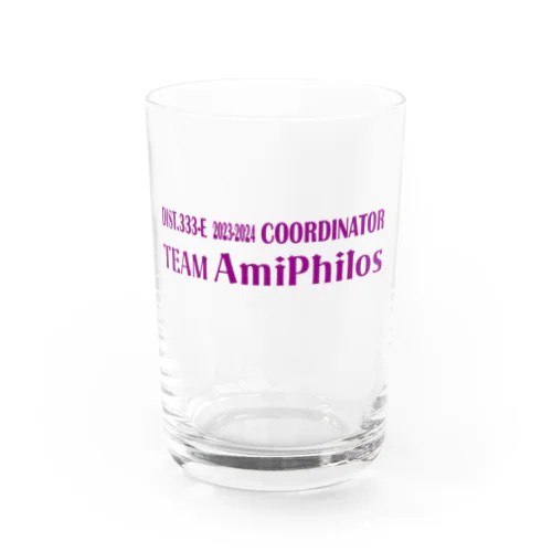 TEAM　AMIPHILOS Water Glass