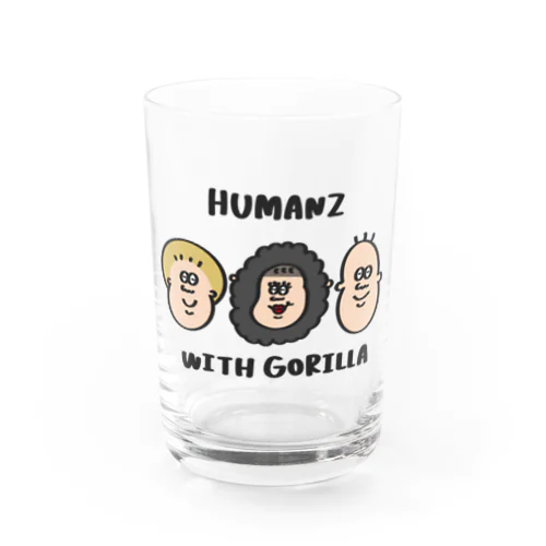 HUMANZ WITH GORILLA Water Glass