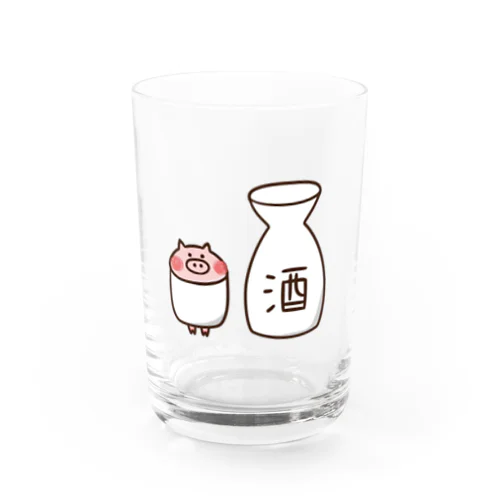 ぐびぐび飲むぶーちゃんグラス Water Glass