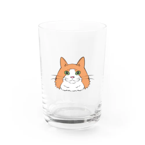 髭袋デカ美 Water Glass