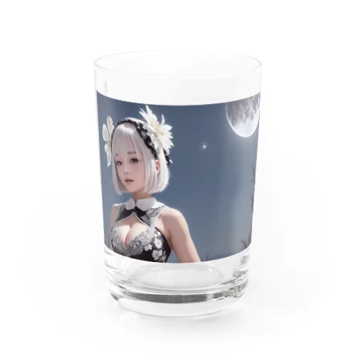 月と花姫のコスプレ Water Glass