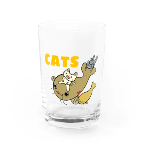 CATたち Water Glass