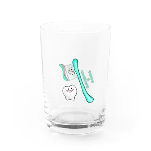 TOOTH &toothbrush  Water Glass