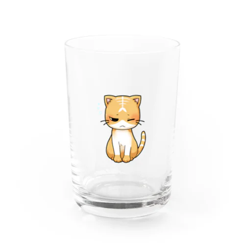 眠たいほっけにゃん Water Glass