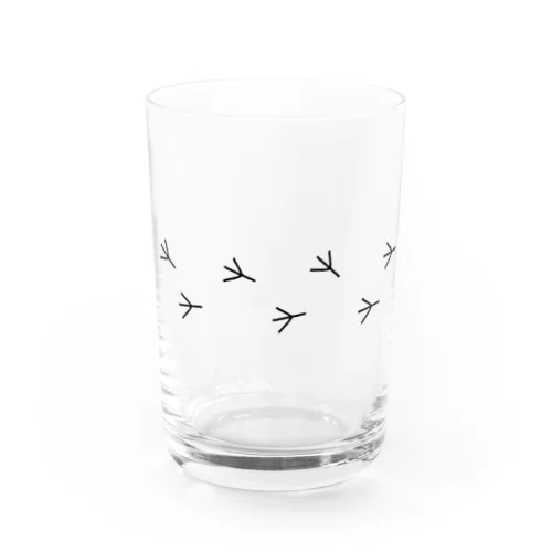 あしあと Water Glass