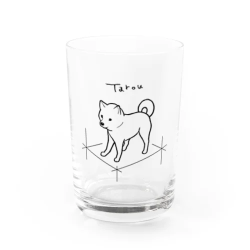 しば犬たろう Water Glass