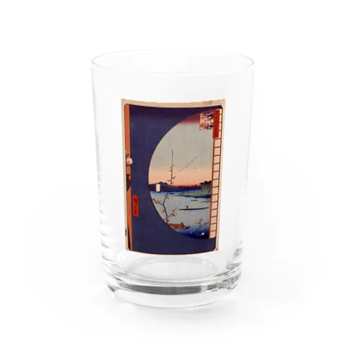 名所江戸百景グッズ Water Glass