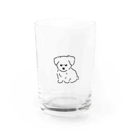 怒りいぬ Water Glass