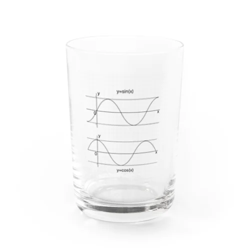 三角関数グラフグッズ Water Glass