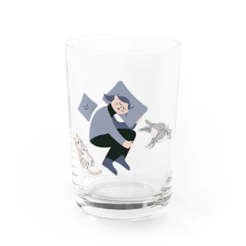 寝る子 Water Glass