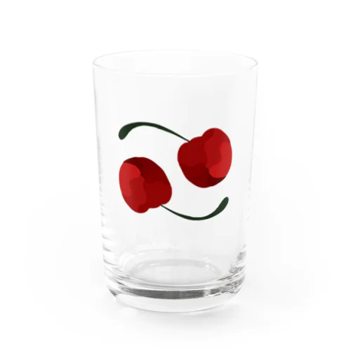 yin&yang cherry cups グラス