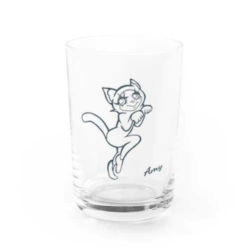 シャム猫　アミー Water Glass