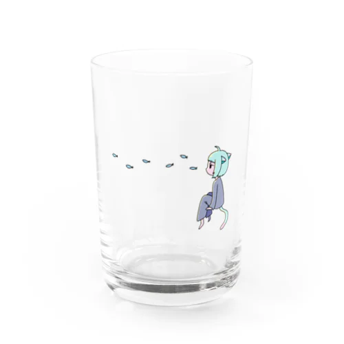 さかなとねこ Water Glass