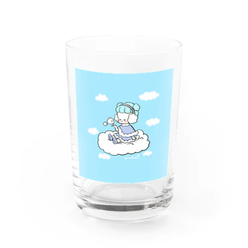 ふわふわふわりちゃん Water Glass