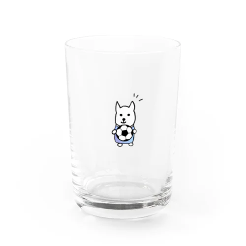 サッカー犬さん♪Part2（背景なし） Water Glass