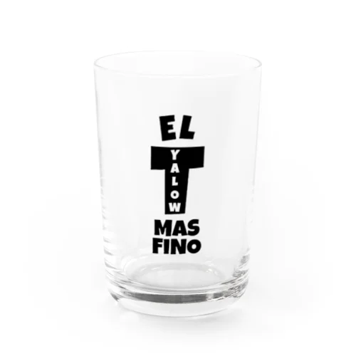 EL T YALOW MASFINO Water Glass