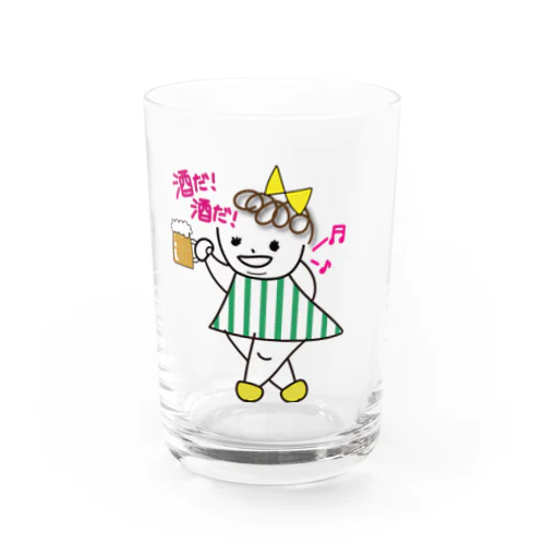 くるみのはしご酒 Water Glass