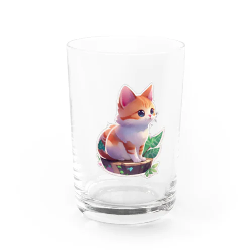 キュートな猫 Water Glass