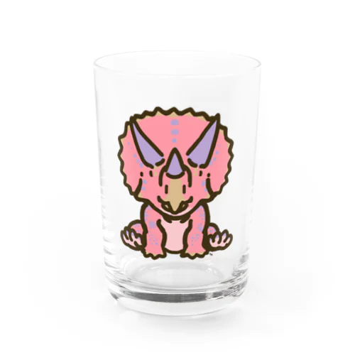 ホリドゥスちゃん（ゆるトリケラトプス ） Water Glass