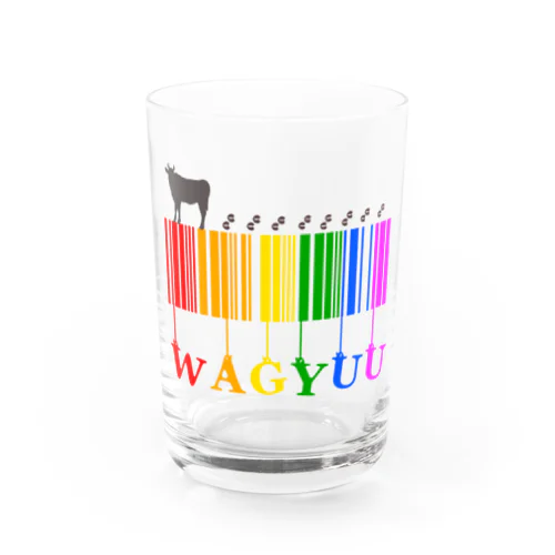 Wagyuu(カラフル) Water Glass