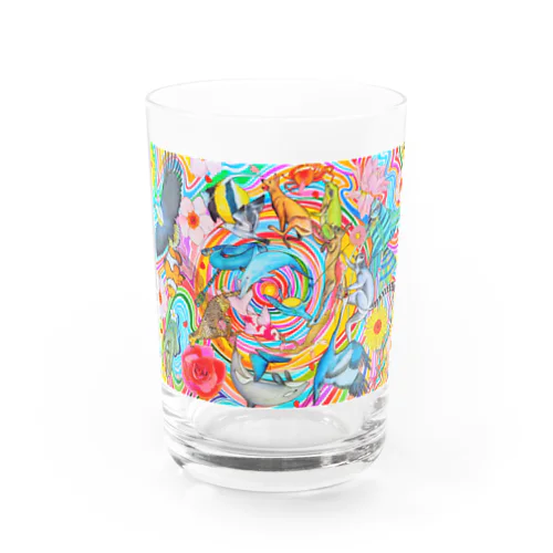 ぐるぐる Water Glass