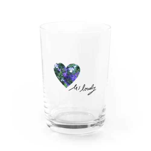 BlueFlowers Water Glass