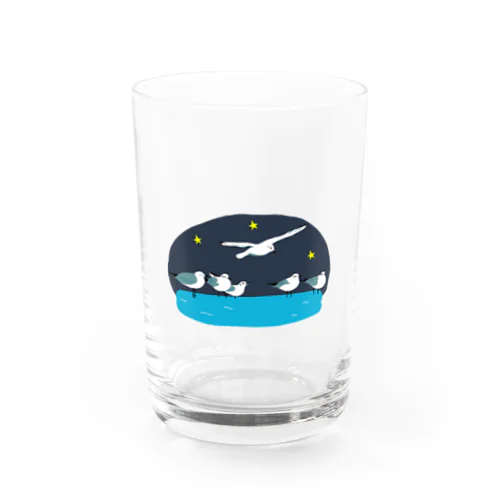 夜のユリカモメ　&昼ありも Water Glass