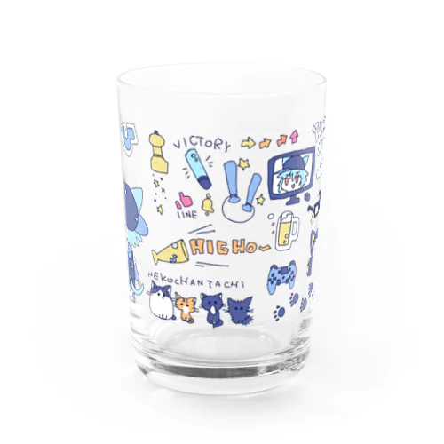 ゆるねひぐ Water Glass