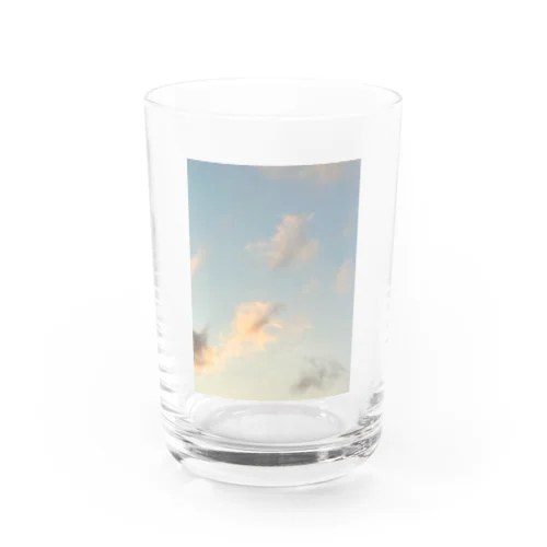 朝焼けと雲 Water Glass