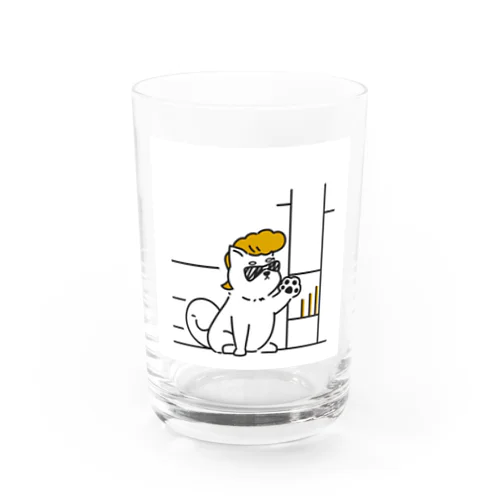 ワンキー犬 Water Glass