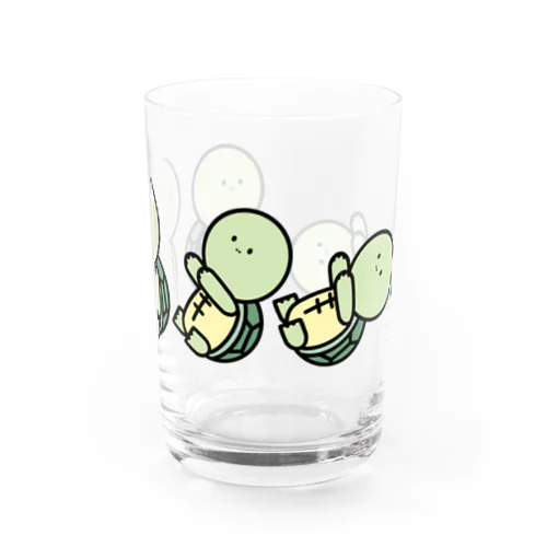 かめ辞めたい Water Glass