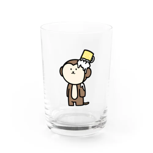 さる辞めたい Water Glass