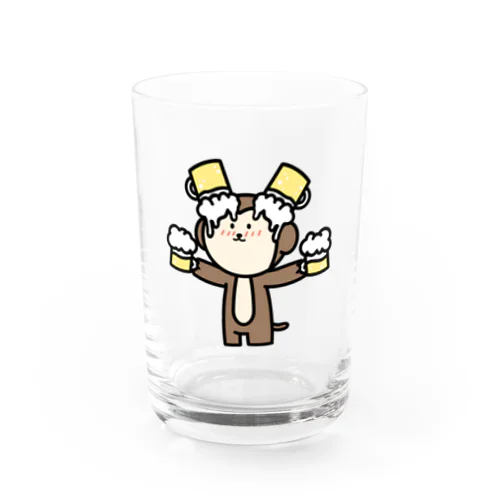 さる辞めたい Water Glass