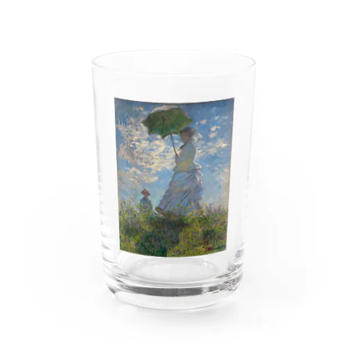 散歩、日傘をさす女性 / Woman with a Parasol - Madame Monet and Her Son Water Glass