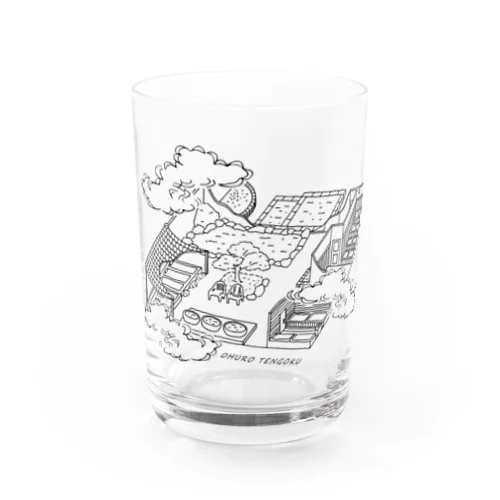 お風呂天国（ブラック） Water Glass