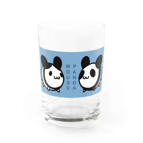 パンダマウスこんにちは(青) Water Glass