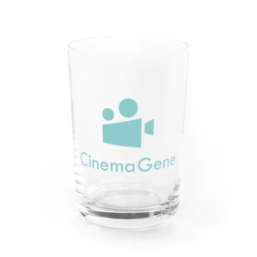 Cinema Geneロゴ（ブルー） Water Glass