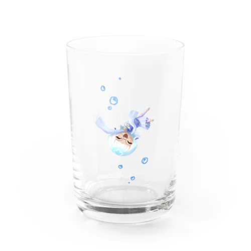 手を振るくらげ Water Glass