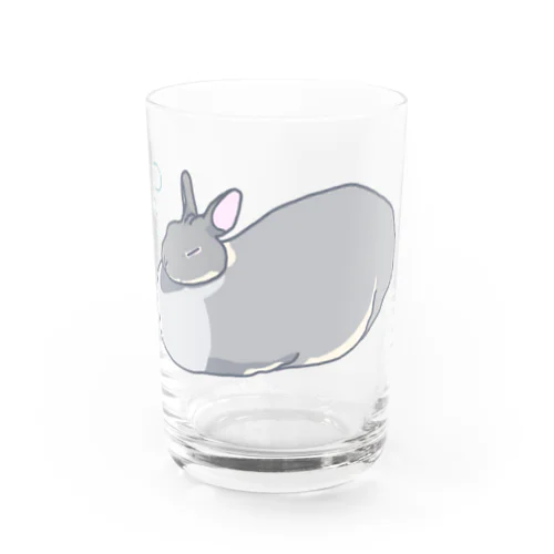 うさぎのとめお「ぷーぷー」 Water Glass