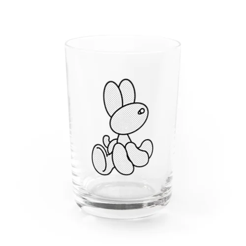 お座りしているバルーンドッグ Water Glass