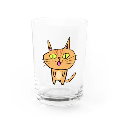 スタンディング猫 Water Glass