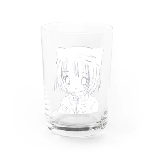 ふわねこ・しんどろ～む Water Glass