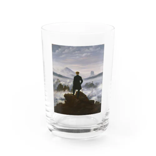 雲海の上の旅人 / Wanderer above the Sea of Fog Water Glass