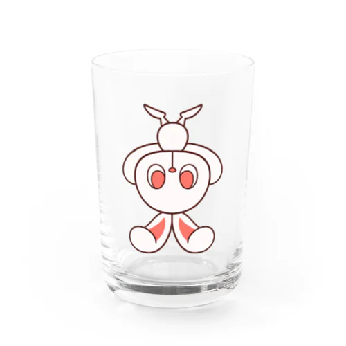 ぽっぷらうさぎ(さかだち(文字なし)) Water Glass