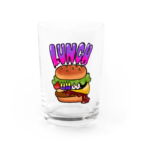 ランチ（チーズバーガー） Water Glass