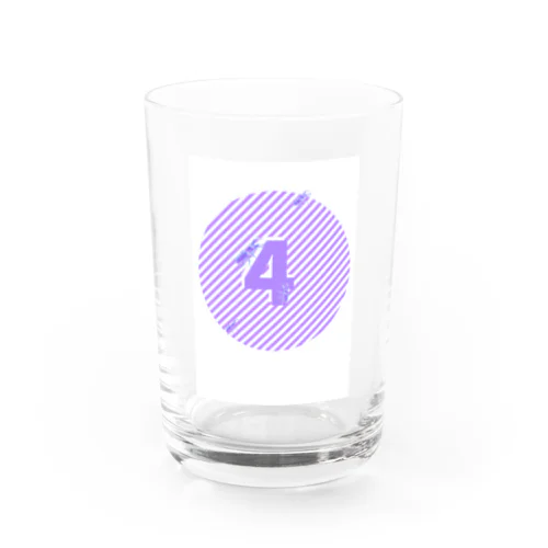 数字かくれんぼ「4」クワガタ Water Glass