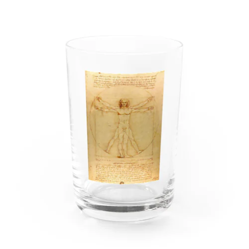 ウィトルウィウス的人体図 / Vitruvian Man Water Glass